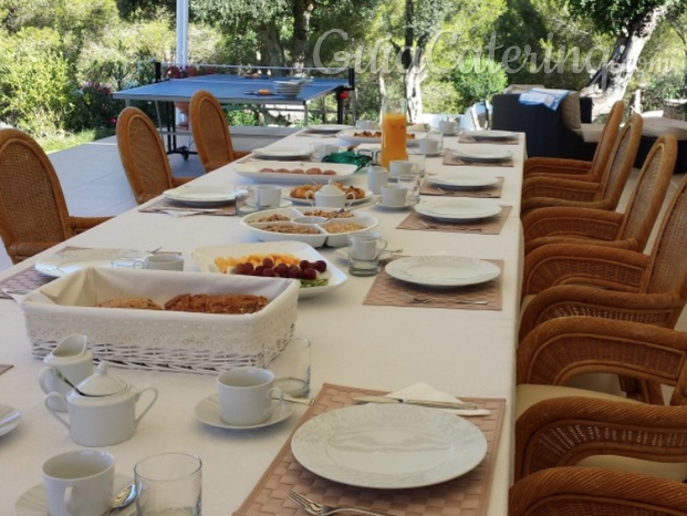 Desayuno en villa en Ibiza