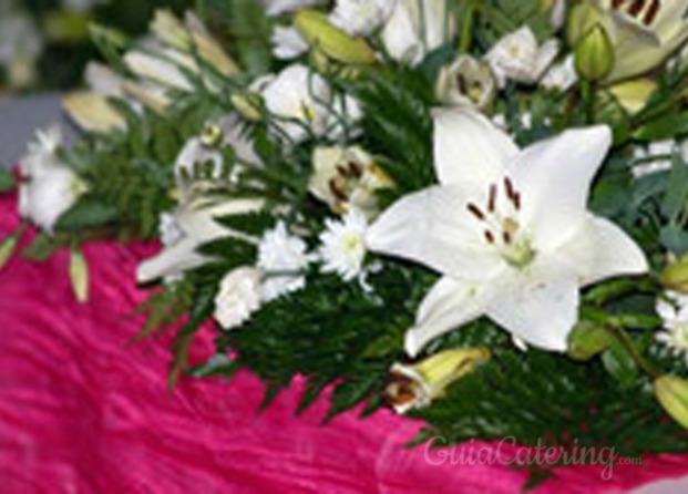 Flores boda civil