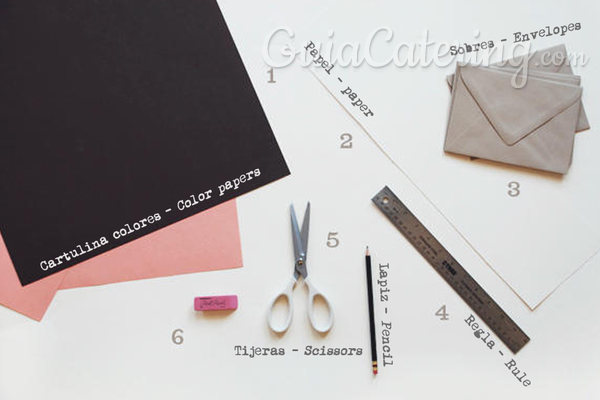 Con unas sencillas cartulinas de colores, tijeras y pegamento en barra puedes conseguir grandes resultados, ¿te animas? Foto: mademoisellebabette.com