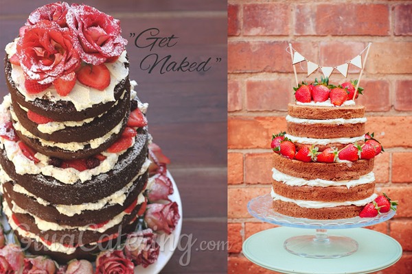 La moda de los 'naked cake', ¿ya sabes qué son?