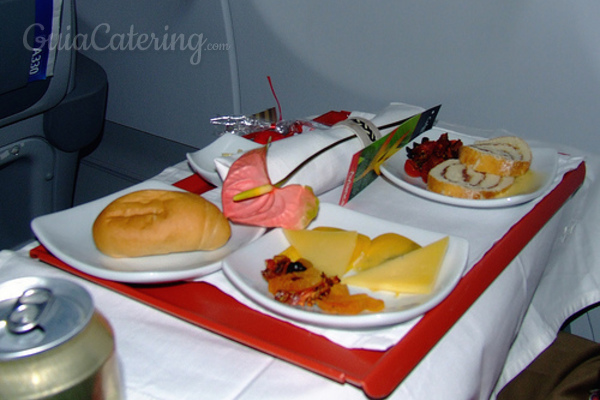 Catering en los aviones