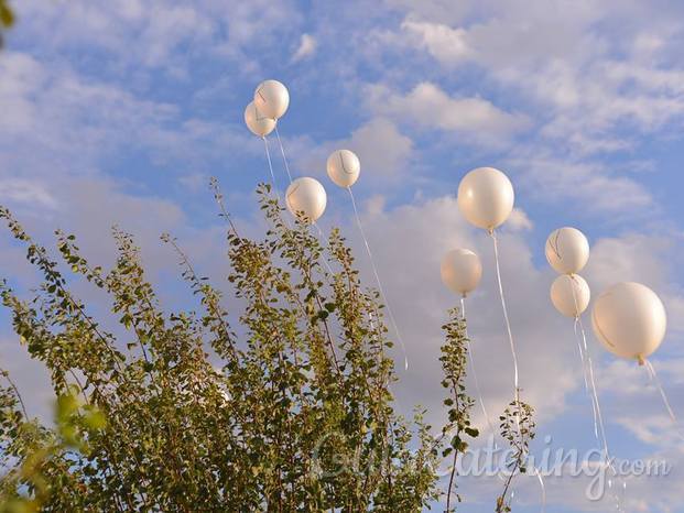 Bodas y eventos en Toledo. Cigarral. Suelta de globos