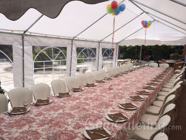 Carpa en la Terraza del Restaurante