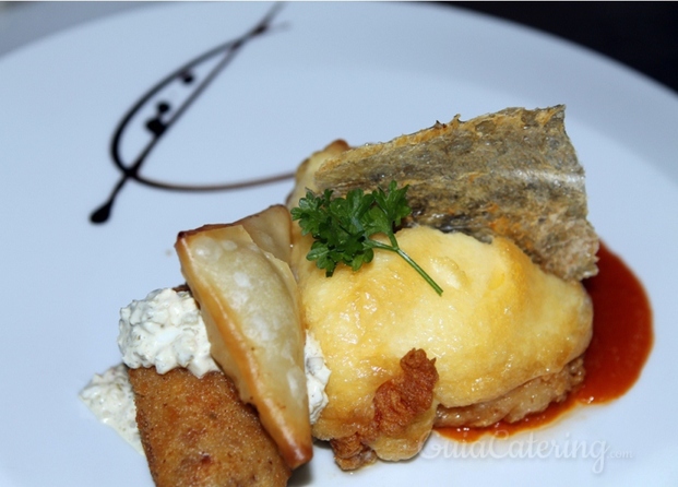 Bacalao con muselina de ajo