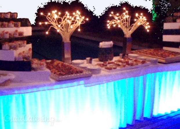 buffet azul