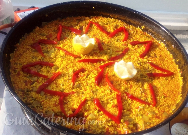 Paella para 30 personas