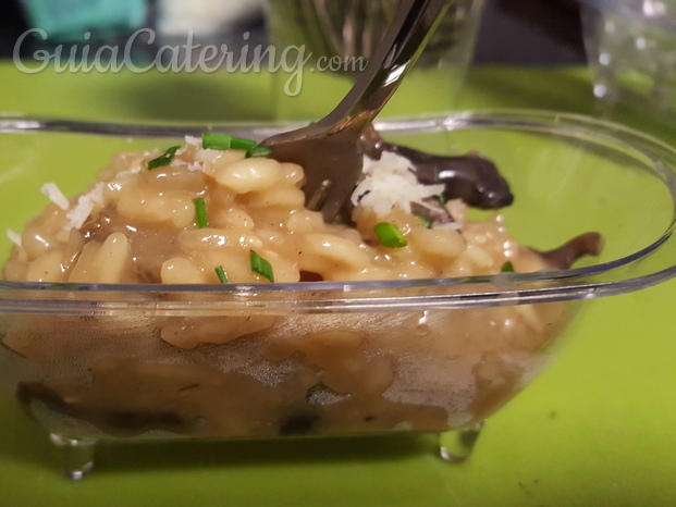 Risotto de setas y foie