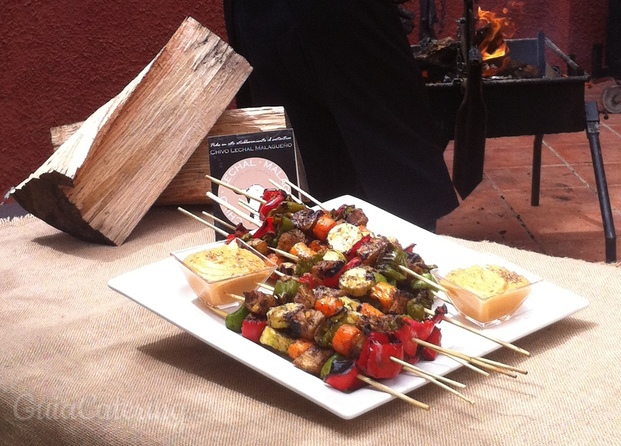 Brochetas vegetales