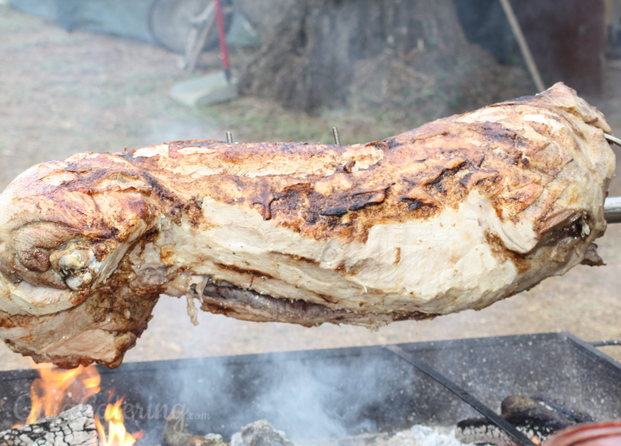 Cerdo en asador