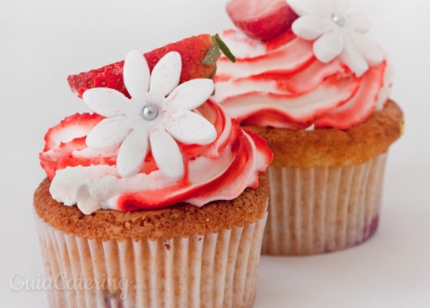 Cupcakes de fresa