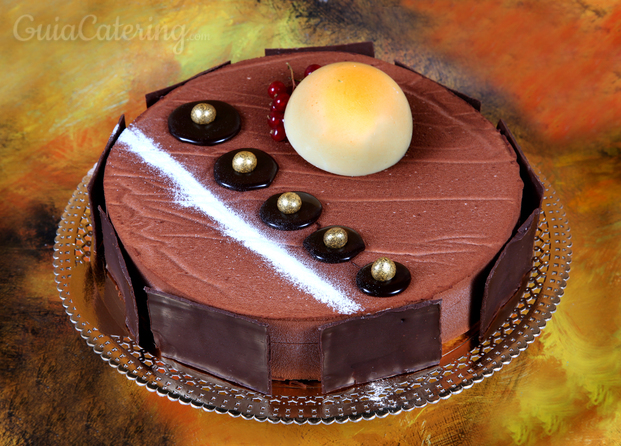 Tarta de avellana y choco