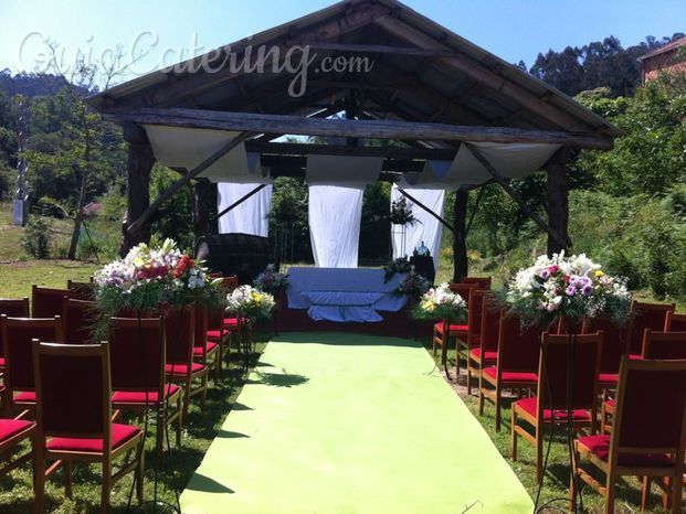 Bodas en el jardín.