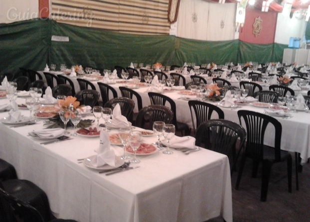 Todo listo para el evento