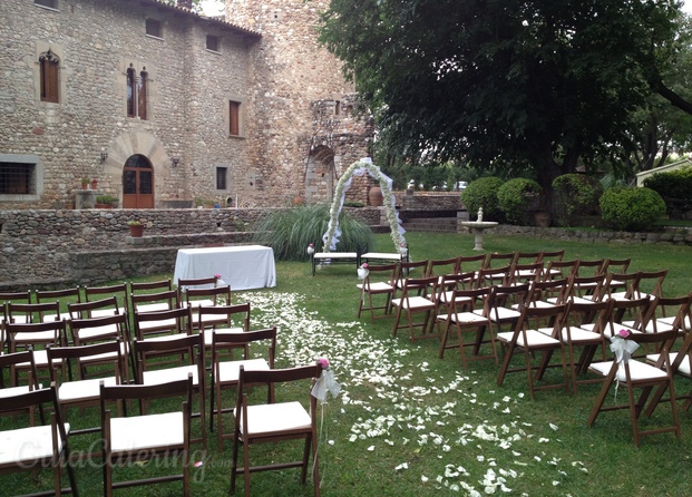 Boda civil al aire libre