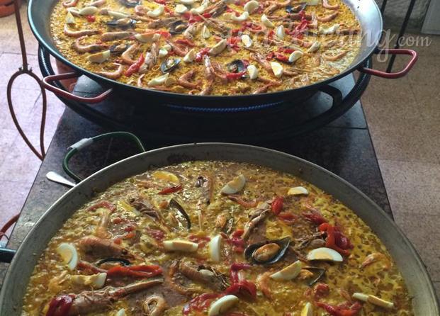 Paelladas y comidas populares