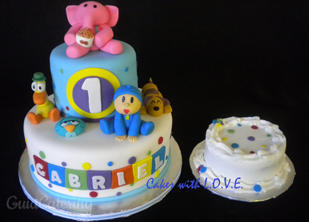 Tarta Pocoyo y sus amigos