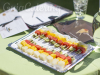 Brochetas de fruta