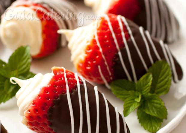 Fresas rellenas de mascarpone