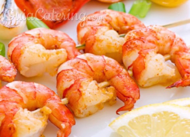 Brochetta de gambas