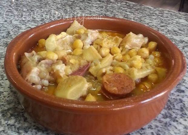 Callos con Garbanzos