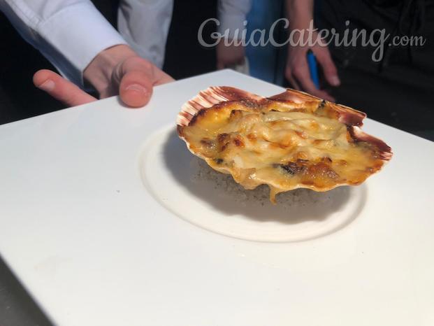 VIEIRAS A LA GALLEGA GRATINADA.