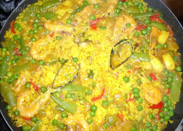 Paella marinera