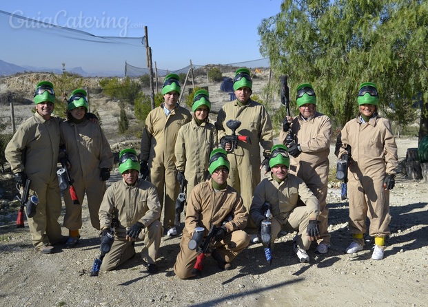 Partida de paintball