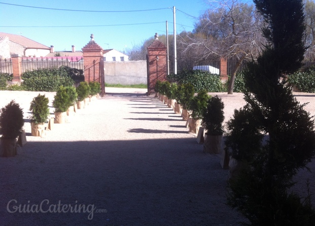 Entrada boda Palacio de Hoyuelos