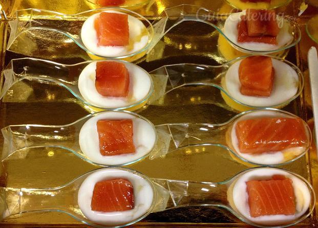 Canapés de salmón