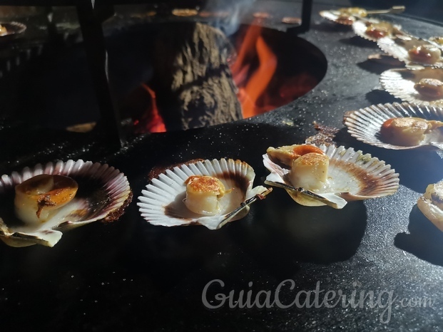 Una cena de lujo.