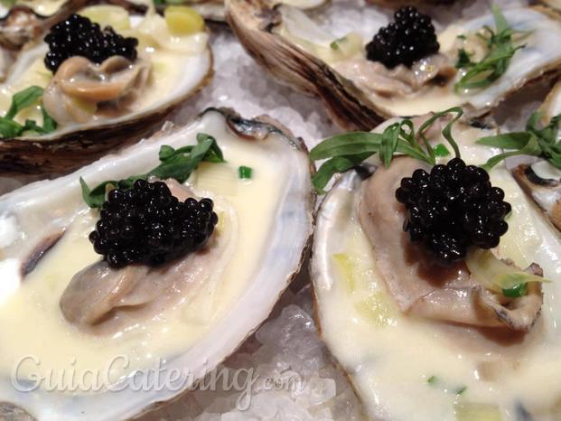 Ostras Con Caviar