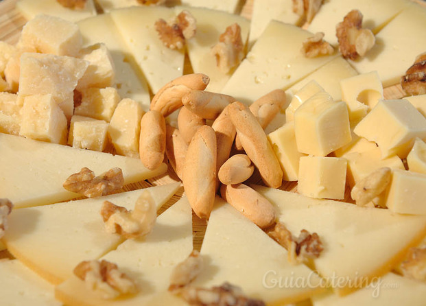 Bandeja variada de Queso con Nueces