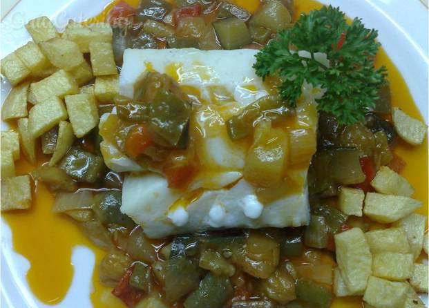 Bacalao con pisto