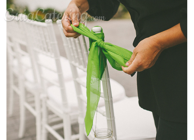 Preparando la ceremonia