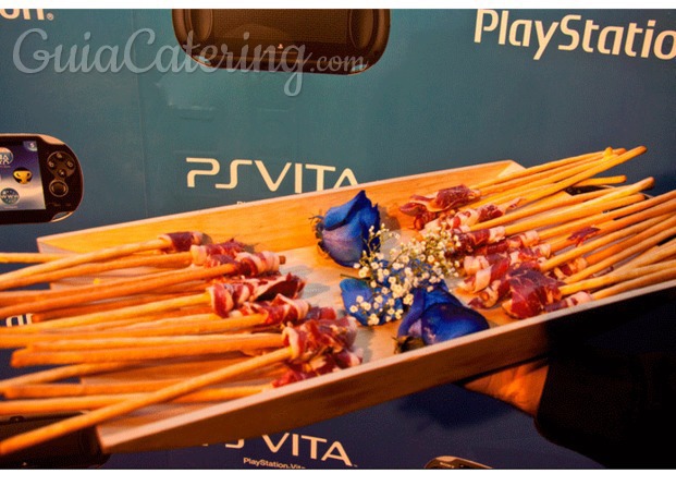 Palitos con jamón